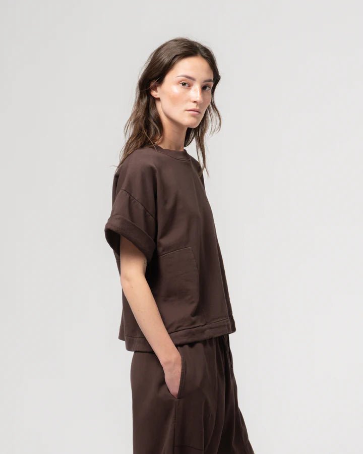 Girls of Dust Physical T-Shirt Twill Jersey Coffee Brown - Steranko Clothing Manchester