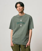 Gramicci Bone Tee Pigment Dyed Sage - Steranko Clothing Manchester