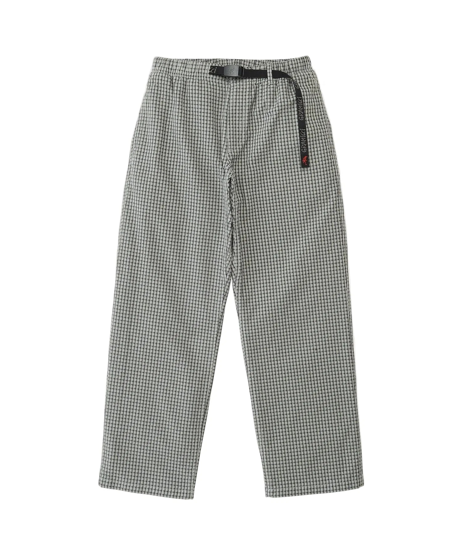 Gramicci Dobby Plaid G-Pant Straight Fit Pants Stone - Steranko Clothing Manchester