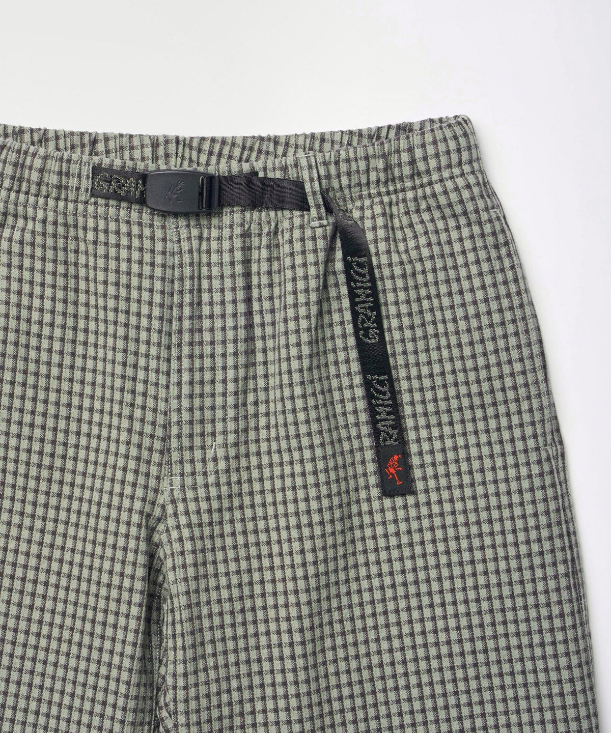 Gramicci Dobby Plaid G-Pant Straight Fit Pants Stone - Steranko Clothing Manchester