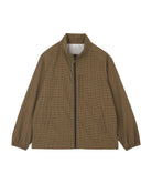 Gramicci Mini Check Nylon Jacket Brown Check - Steranko Clothing Manchester