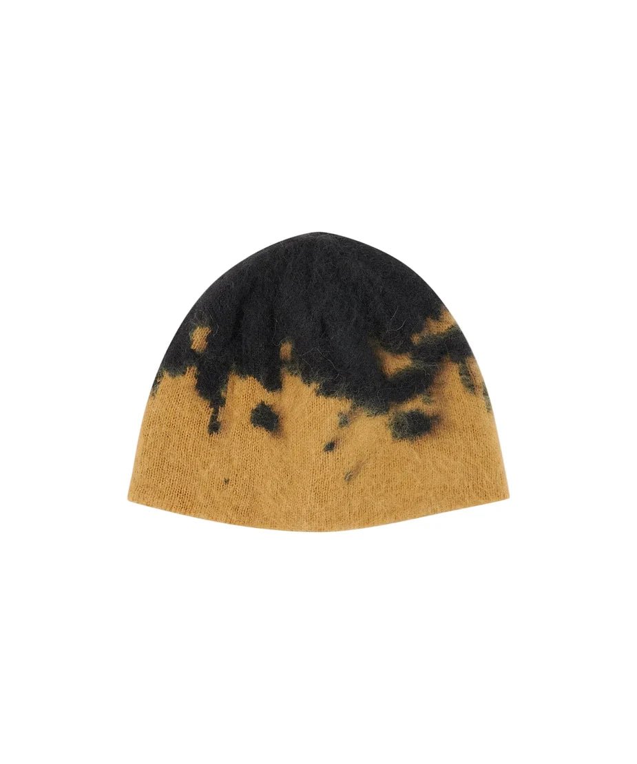 Gramicci Mohair Splatter Beanie Saffron - Steranko Clothing Manchester