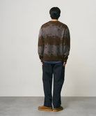 Gramicci Mohair Splatter Sweater Slate - Steranko Clothing Manchester