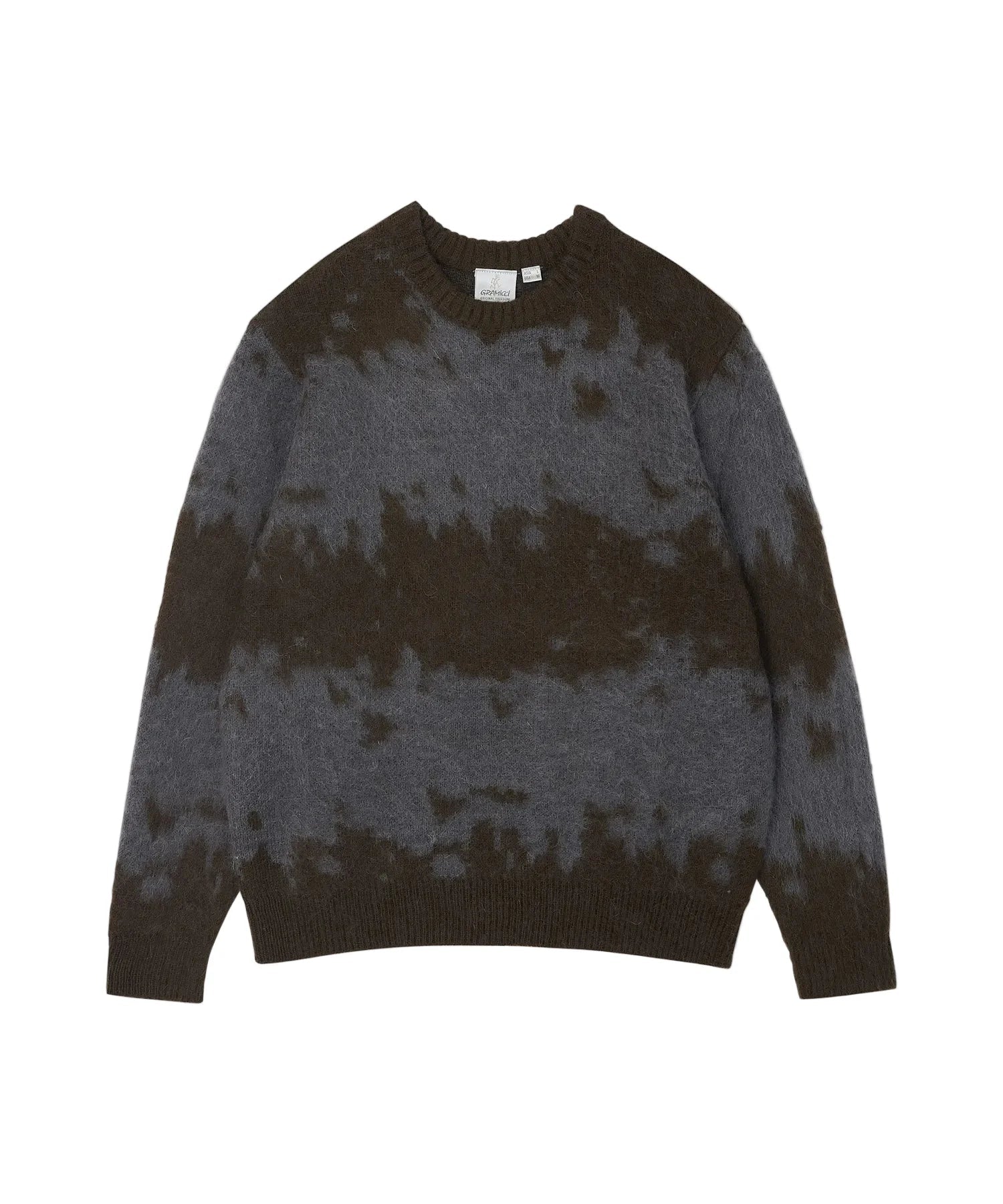 Gramicci Mohair Splatter Sweater Slate - Steranko Clothing Manchester