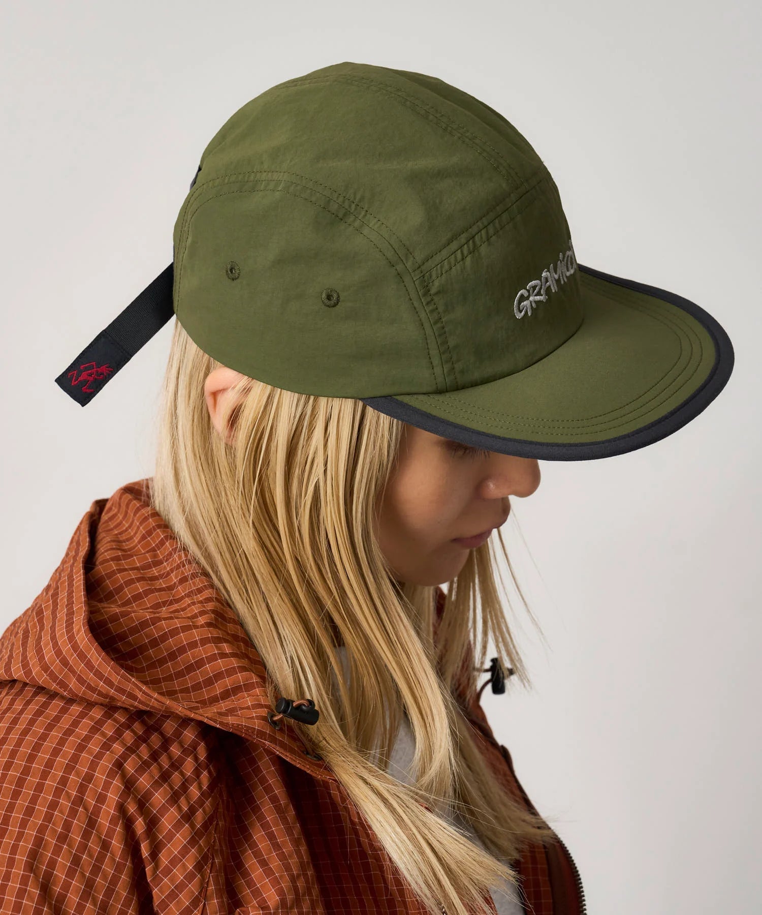 Gramicci Nylon Five Panel Cap Olive - Steranko Clothing Manchester