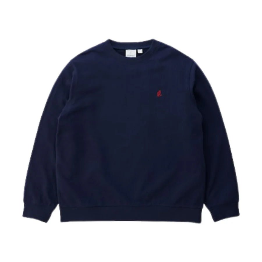 Gramicci One Point Crew Sweatshirt Navy - Steranko Clothing Manchester