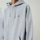 Gramicci One Point Hooded Sweatshirt Grey Heather - Steranko Clothing Manchester