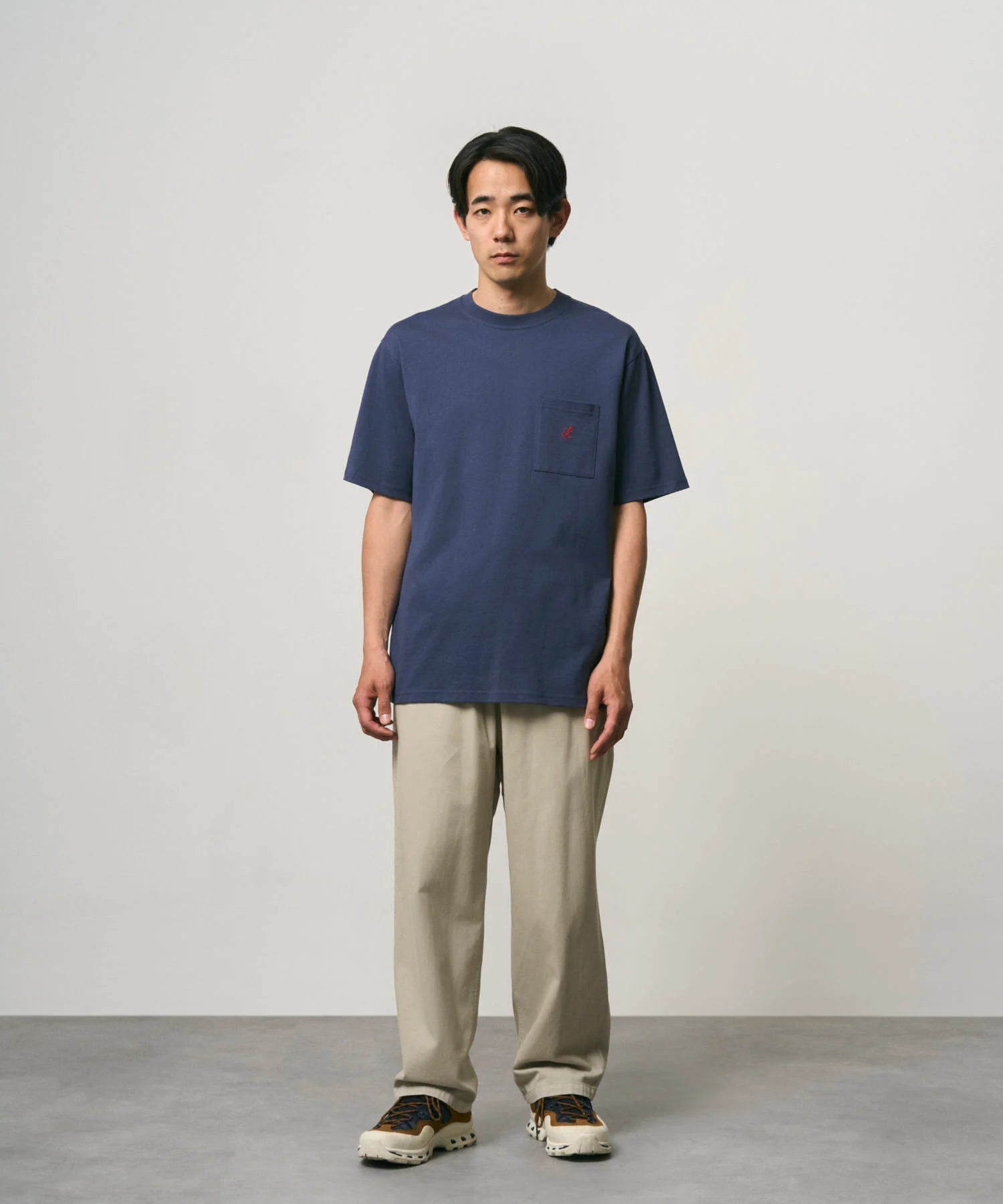 Gramicci One Point Tee Navy - Steranko Clothing Manchester