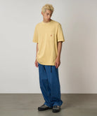 Gramicci One Point Tee Pigment Dyed Mustard - Steranko Clothing Manchester