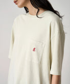 Gramicci One Point Tee Pigment Dyed Natural - Steranko Clothing Manchester