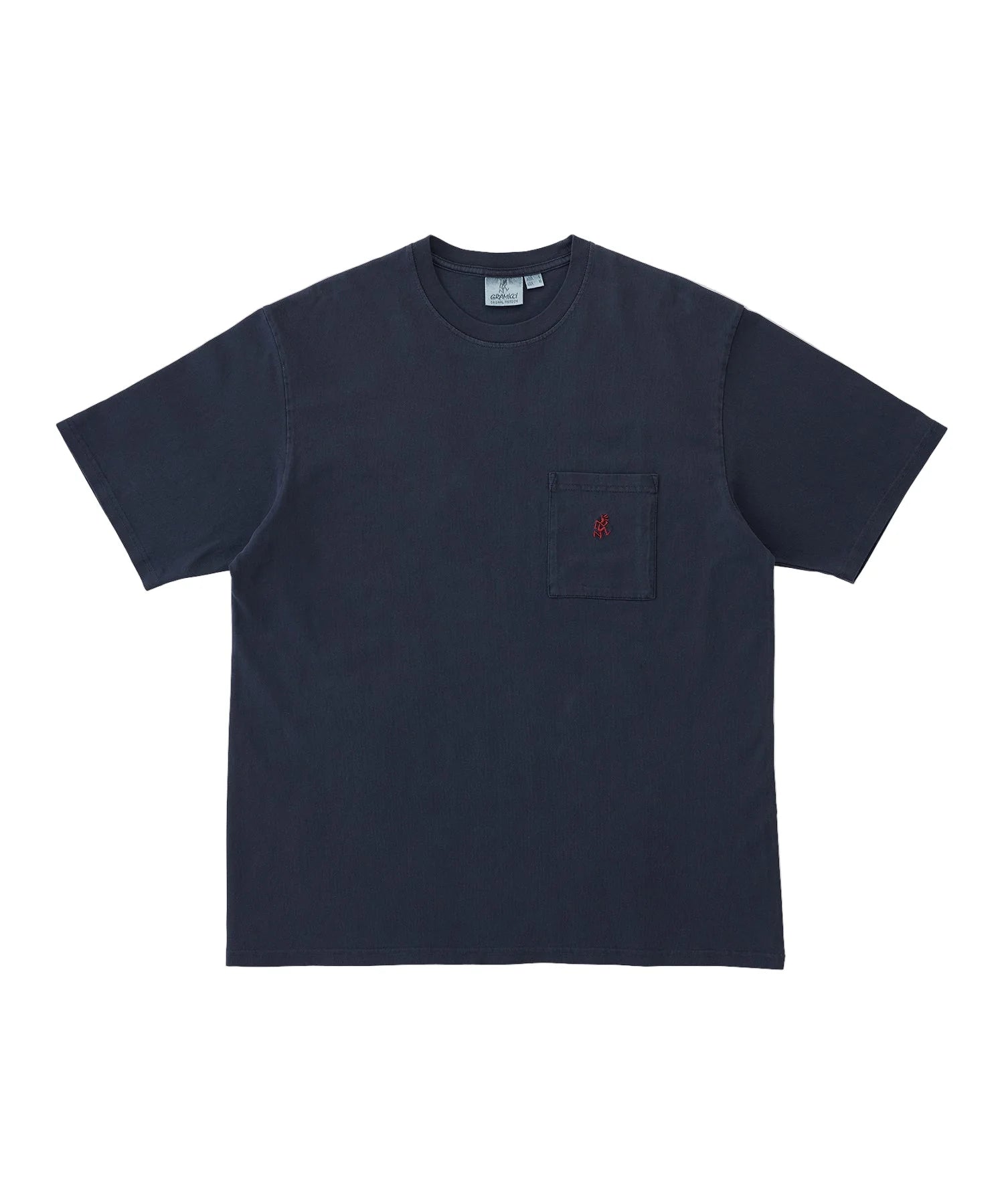 Gramicci One Point Tee Pigment Dyed Navy - Steranko Clothing Manchester