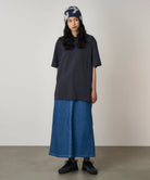 Gramicci One Point Tee Pigment Dyed Navy - Steranko Clothing Manchester