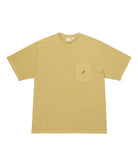 Gramicci One Point Tee Pigment Dyed Sulphur - Steranko Clothing Manchester