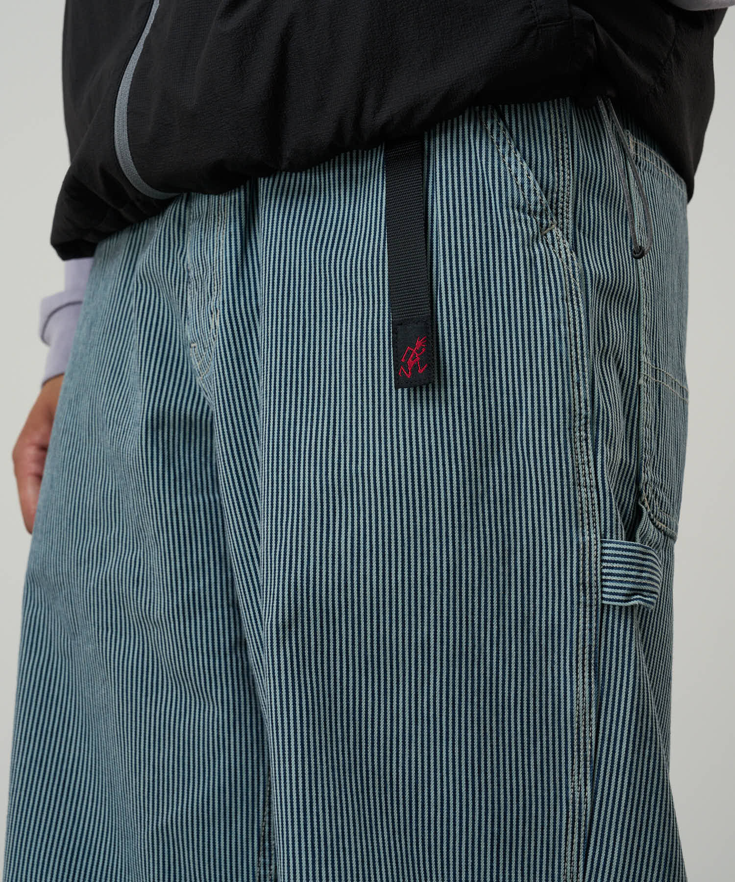 Gramicci Overdyed Hickory Work Pant Navy - Steranko Clothing Manchester