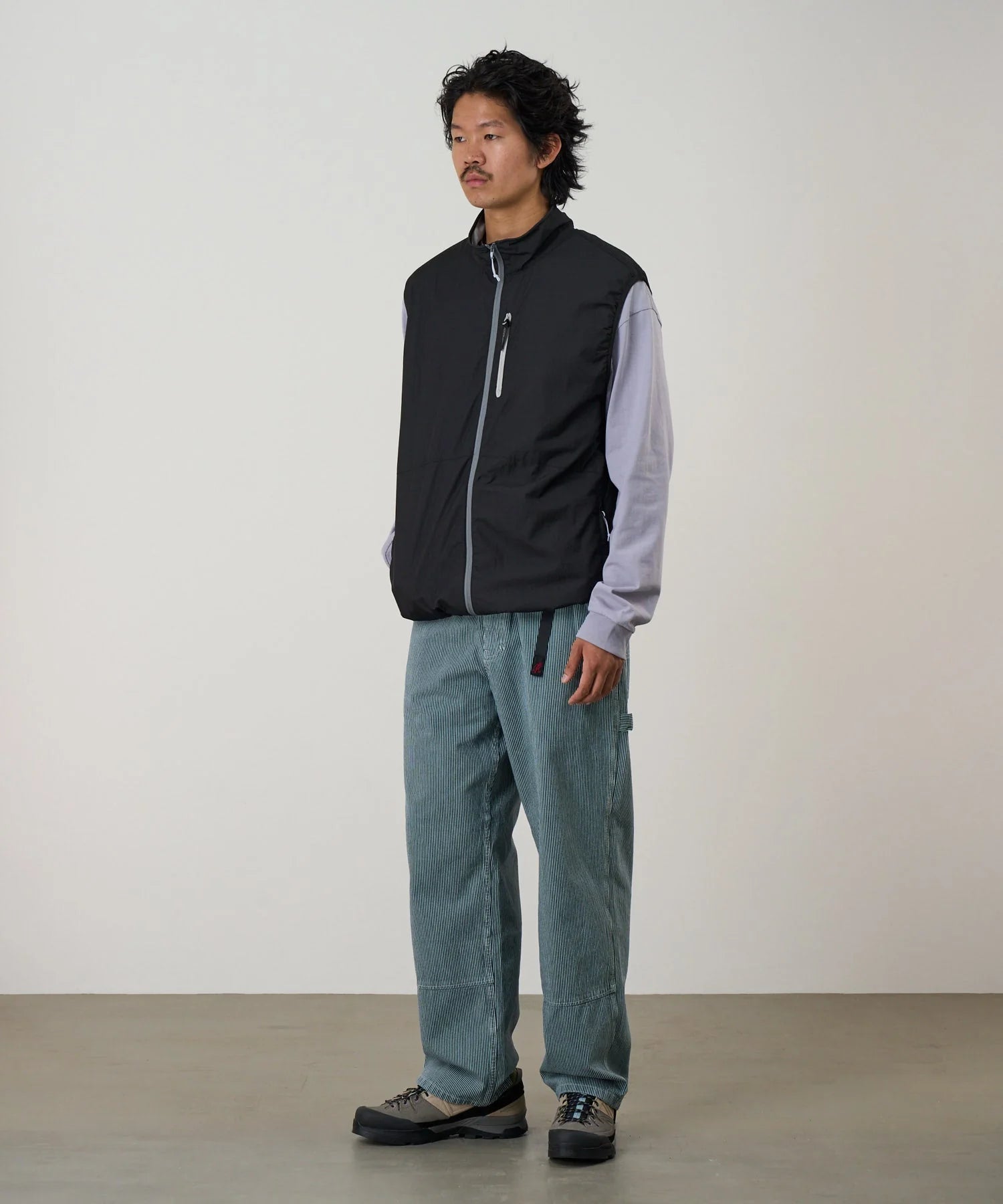 Gramicci Overdyed Hickory Work Pant Navy - Steranko Clothing Manchester