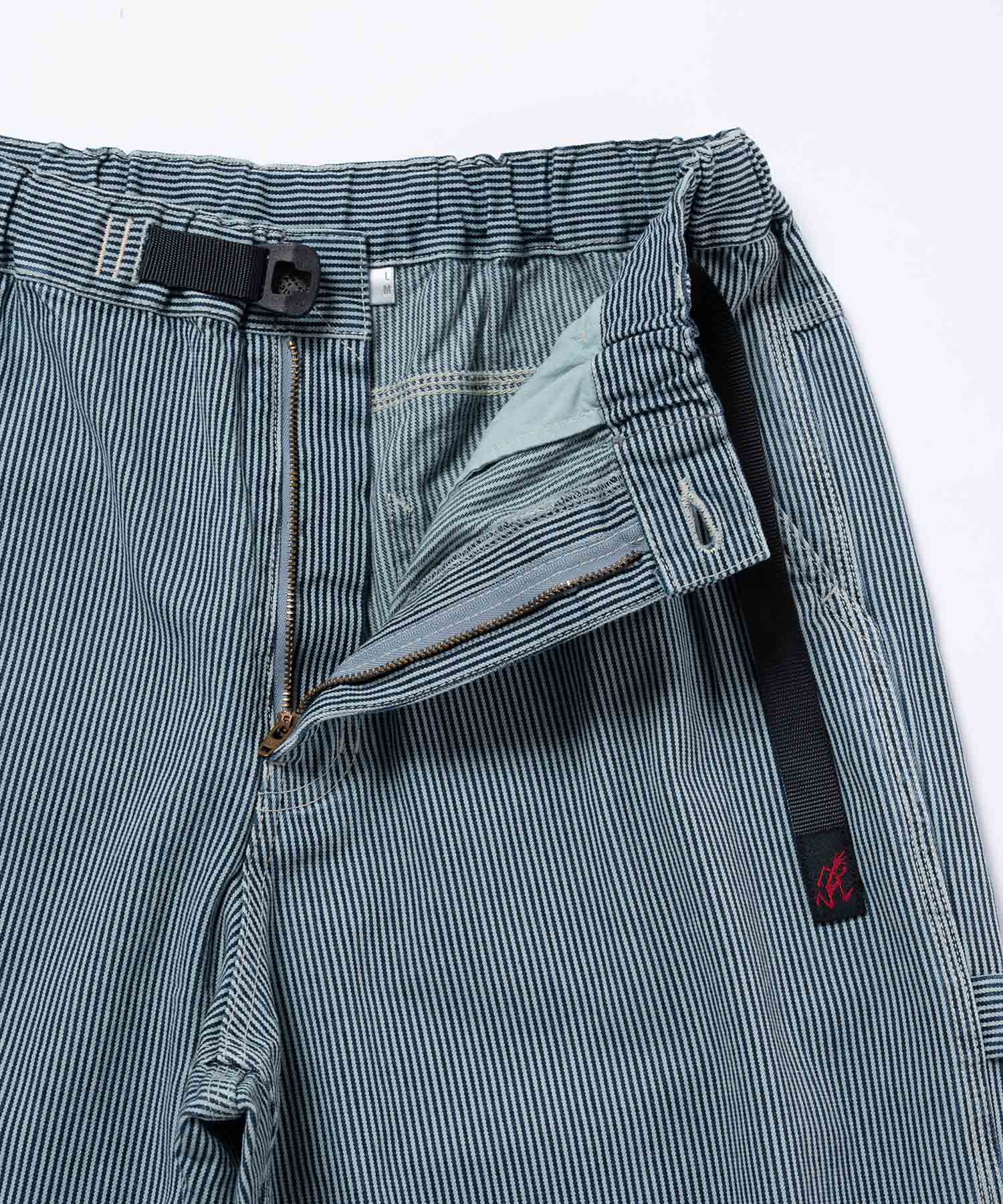 Gramicci Overdyed Hickory Work Pant Navy - Steranko Clothing Manchester