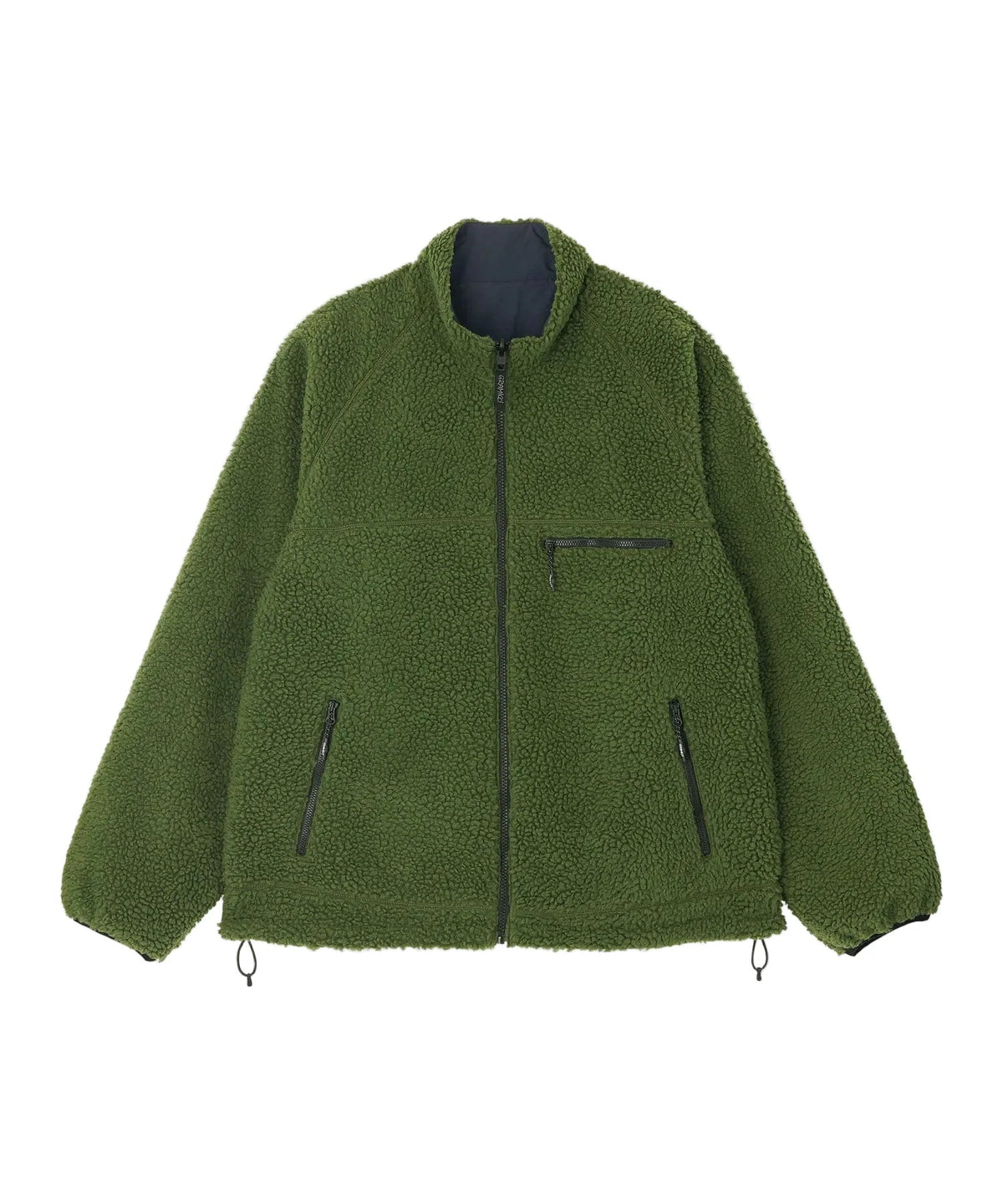 Gramicci Reversible Sherpa Jacket Olive / Navy - Steranko Clothing Manchester