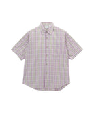 Gramicci S/S Checkered Ombre Shirt Purple - Steranko Clothing Manchester