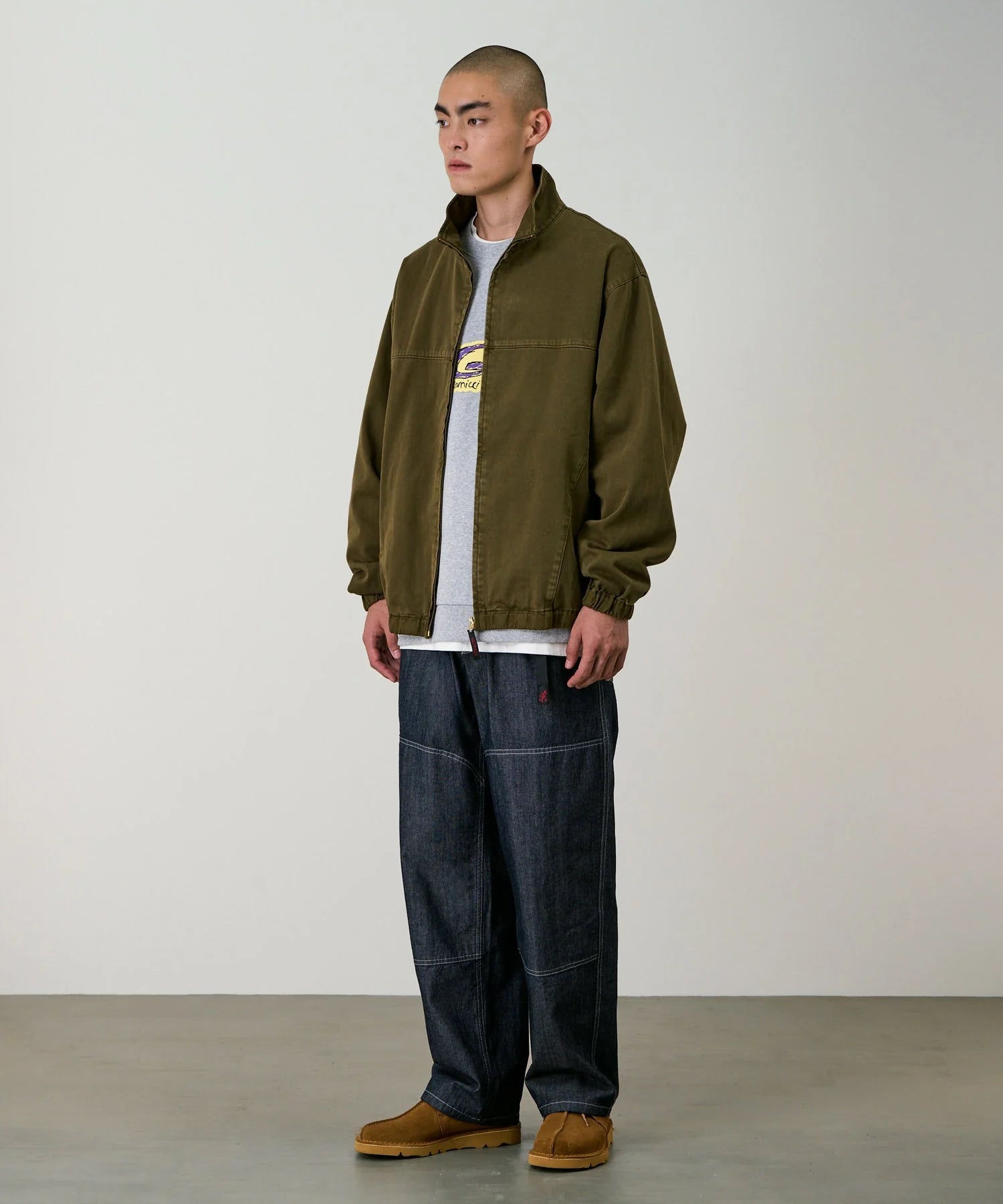 Gramicci Twill - Around Jacket Bark Pigment - Steranko Clothing Manchester