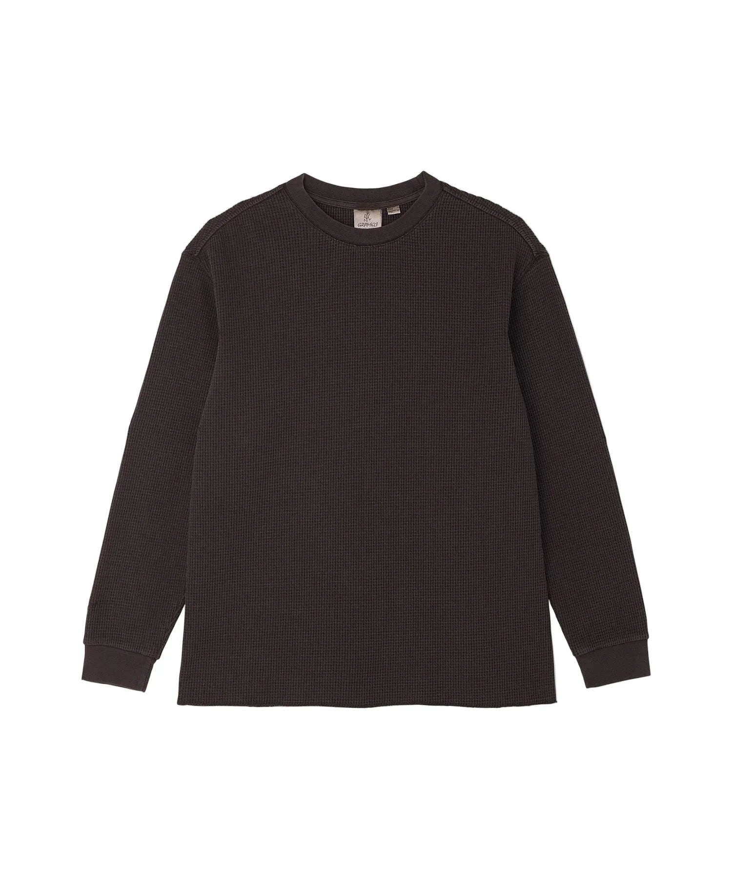Gramicci Waffle Crew Pullover Fossil Pigment - Steranko Clothing Manchester