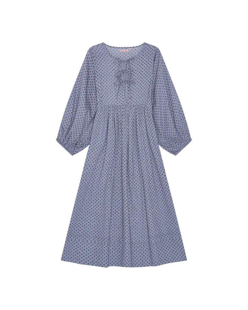 HABIBA Astrid Bow Dress Sapphire - Steranko Clothing Manchester
