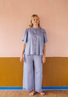 HABIBA Astrid Butterfly Shirt Sapphire - Steranko Clothing Manchester