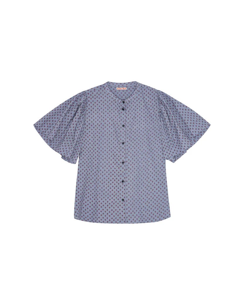HABIBA Astrid Butterfly Shirt Sapphire - Steranko Clothing Manchester