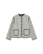 HABIBA Mio Quilted China Jacket Sapphire - Steranko Clothing Manchester