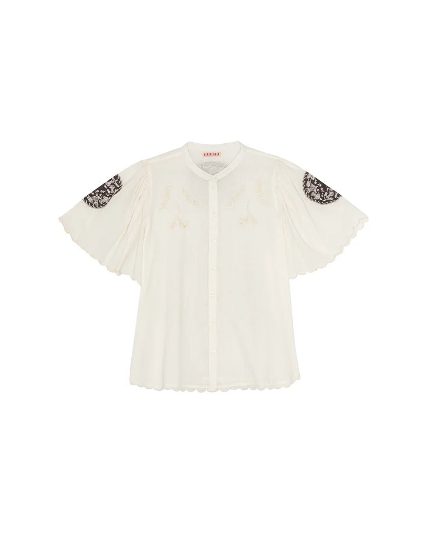 HABIBA Pattie Butterfly Shirt Vanilla - Steranko Clothing Manchester