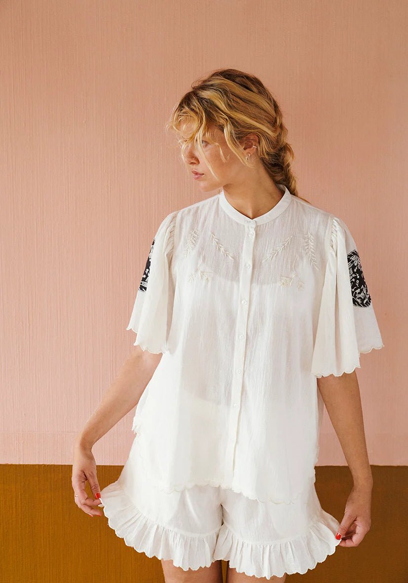 HABIBA Pattie Shorts W' Frill Vanilla - Steranko Clothing Manchester