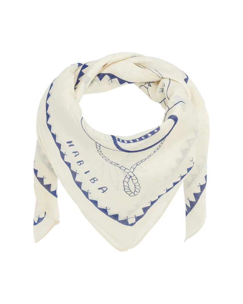 HABIBA Polly Solo Bandana Japan Blue - Steranko Clothing Manchester