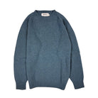Harley Of Scotland Brushed Wool Crewneck Sweater Cirrus - Steranko Clothing Manchester