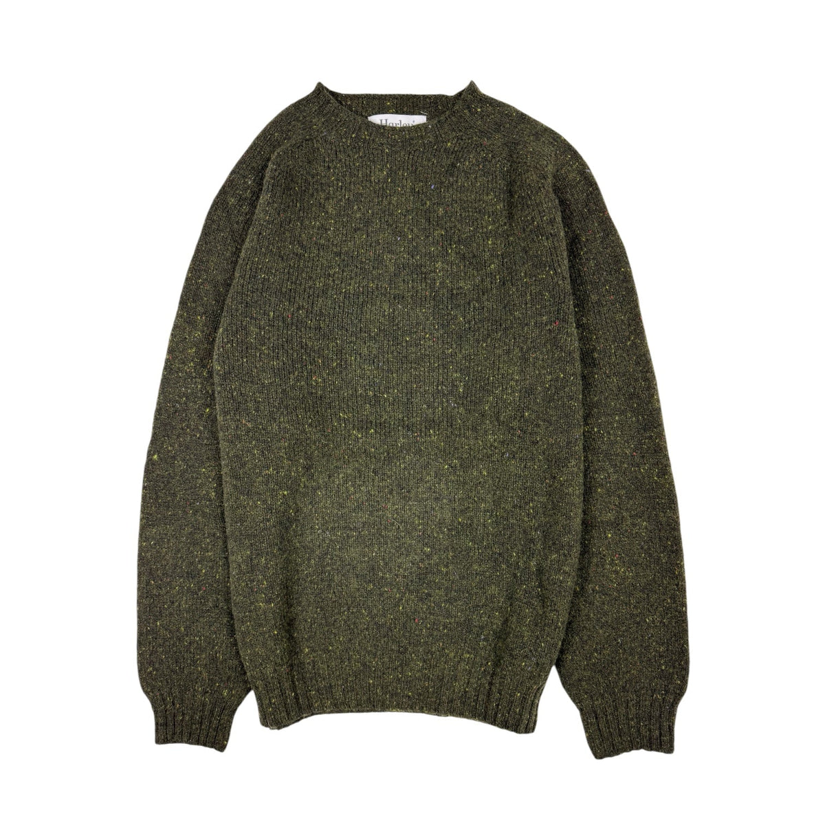 Harley Of Scotland Donegal Wool Crewneck Harris - Steranko Clothing Manchester