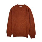 Harley Of Scotland Donegal Wool Crewneck Rhum - Steranko Clothing Manchester