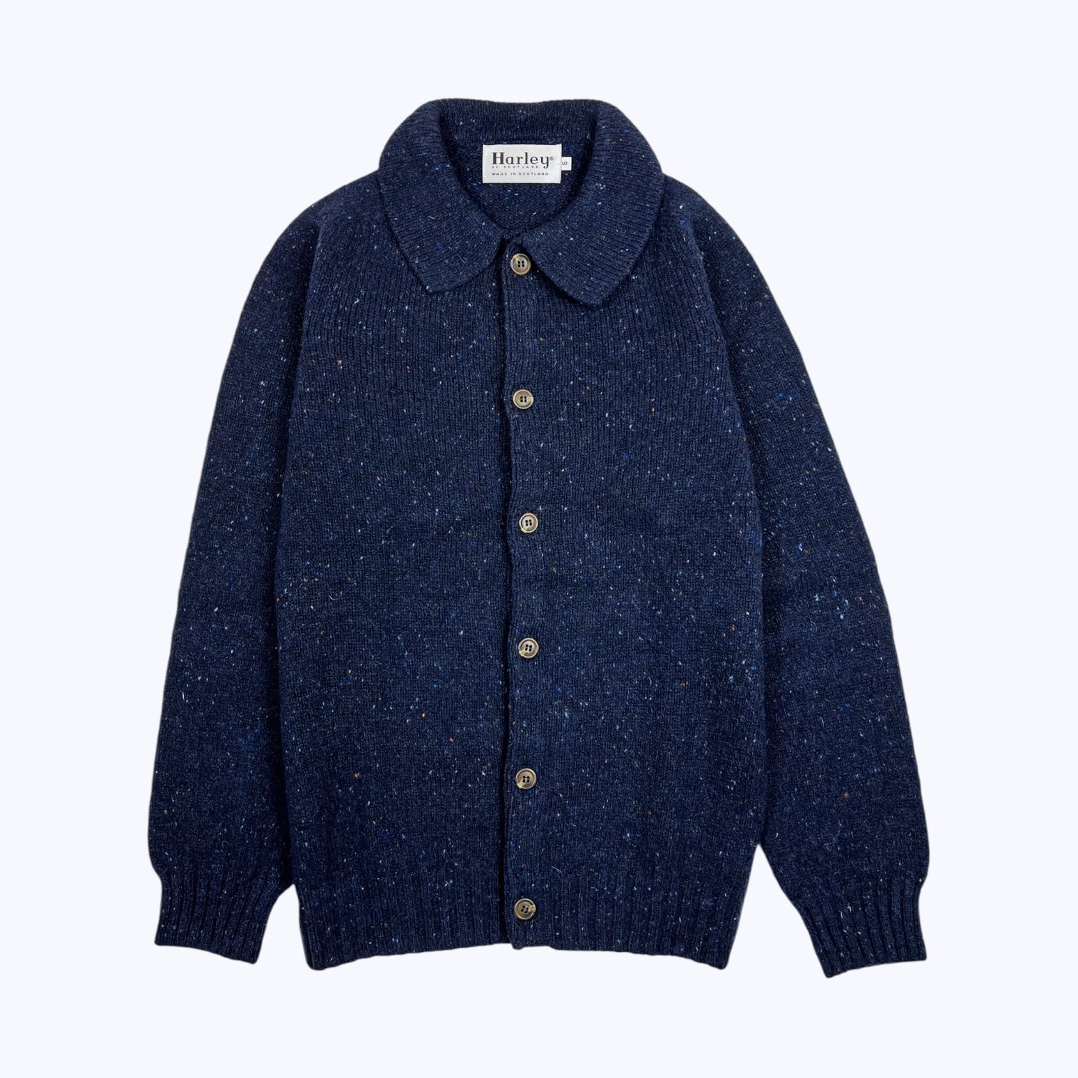 Harley Of Scotland Eton Collar Cardigan Jura - Steranko Clothing Manchester