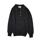 Harley Of Scotland Eton Collar Sweater Charcoal - Steranko Clothing Manchester
