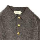 Harley Of Scotland Eton Collar Sweater Charcoal - Steranko Clothing Manchester