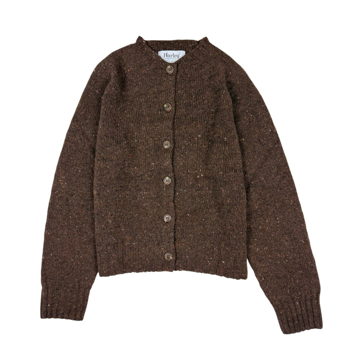 Harley Of Scotland Glenand Nep Cardigan Monach - Steranko Clothing Manchester