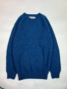 Harley Of Scotland Shaggy Lambswool Jumper Neptune - Steranko Clothing Manchester