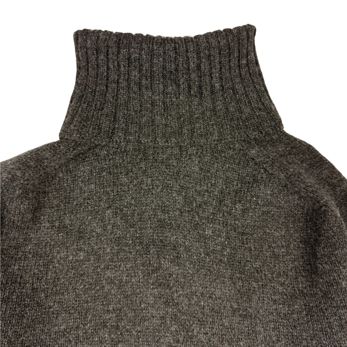 Harley Of Scotland Superfine Rollneck Sweater Charcoal - Steranko Clothing Manchester