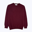 Harley Of Scotland Supersoft Lambswool Jumper Beetroot - Steranko Clothing Manchester