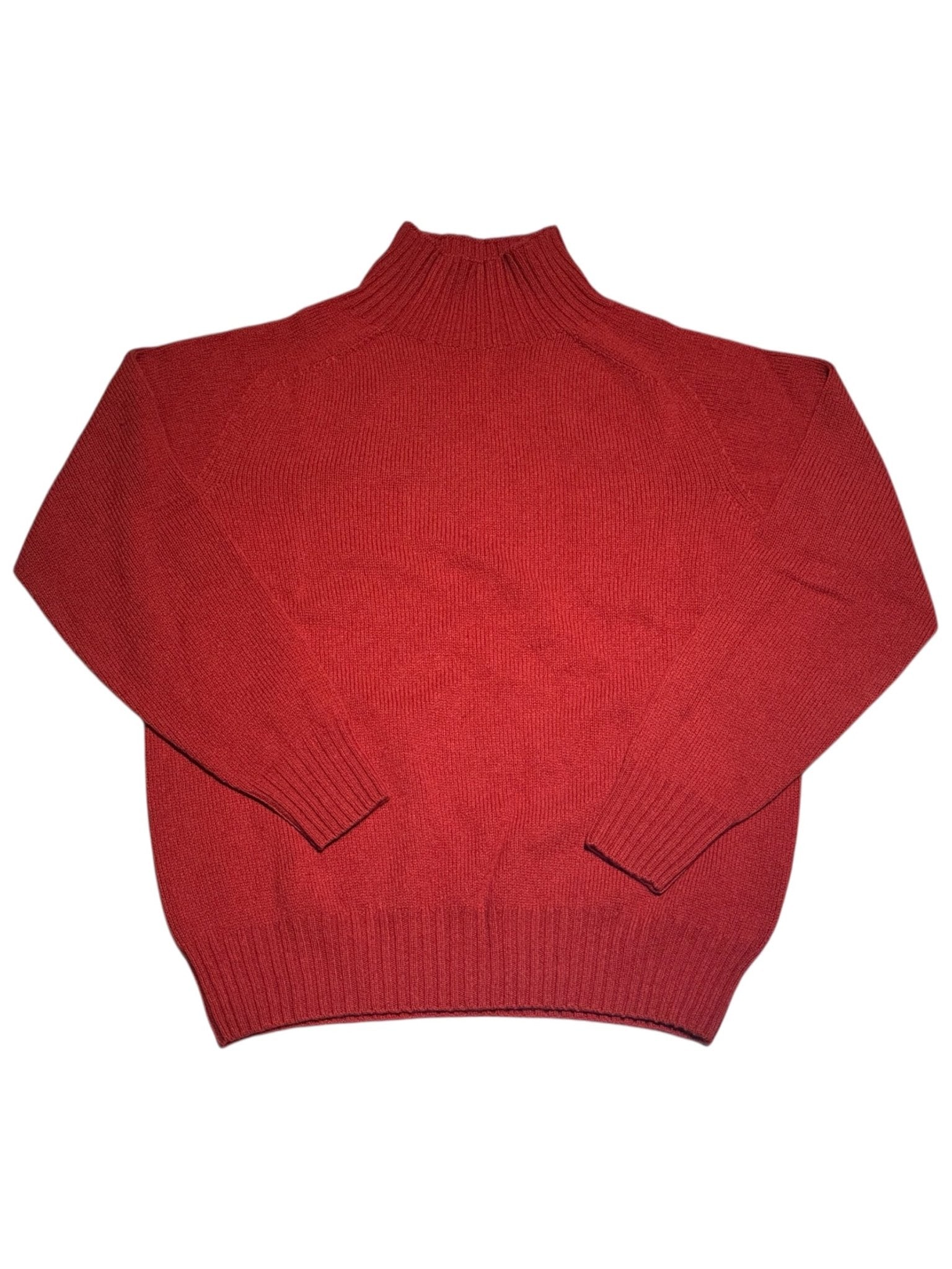 Harley Of Scotland Turtle Neck Sweater Red Dulse - Steranko Clothing Manchester