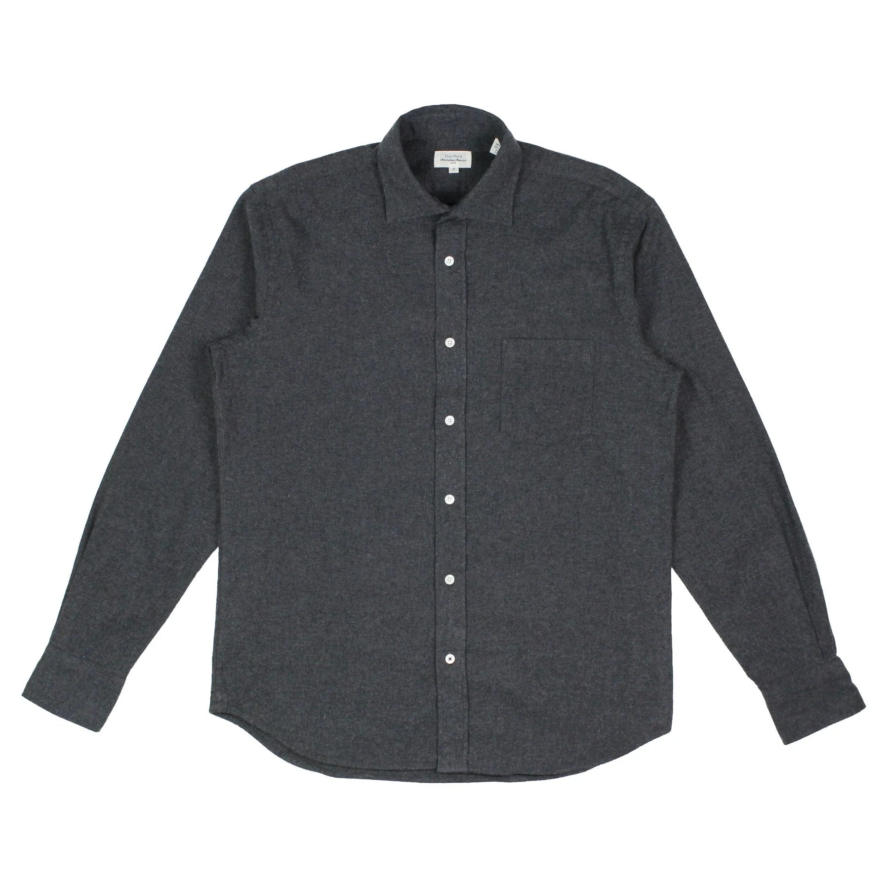 Hartford Paul Shirt Charcoal - Steranko Clothing Manchester