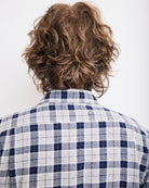 Hartford Paul Shirt Grey & Blue - Steranko Clothing Manchester