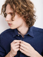 Hartford Paul Shirt Navy - Steranko Clothing Manchester