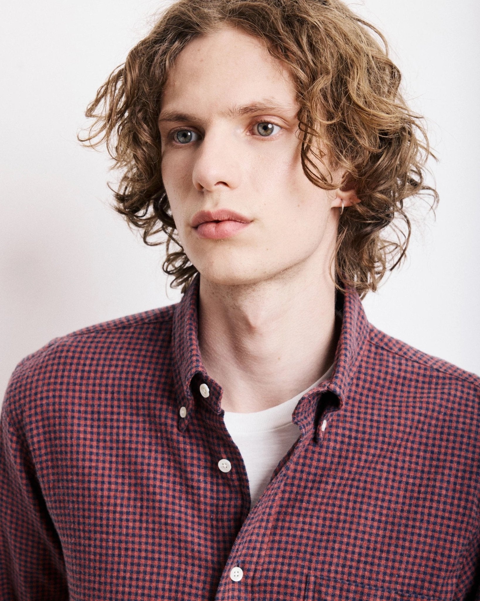 Hartford Pitt Shirt Navy & Red - Steranko Clothing Manchester