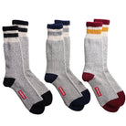 Healthknit 3 Pack Socks Multi Stripe Marl - Steranko Clothing Manchester