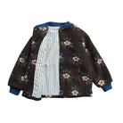Hod Paris Bobby Textured Bouclé Jacket Choco Flowers - Steranko Clothing Manchester