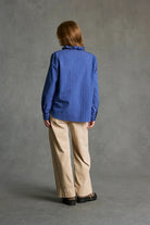 Hod Paris Cleo Shirt Indigo Stripe - Steranko Clothing Manchester