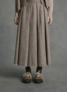 Hod Paris Elisabeth Raw Edge Skirt Barista - Steranko Clothing Manchester